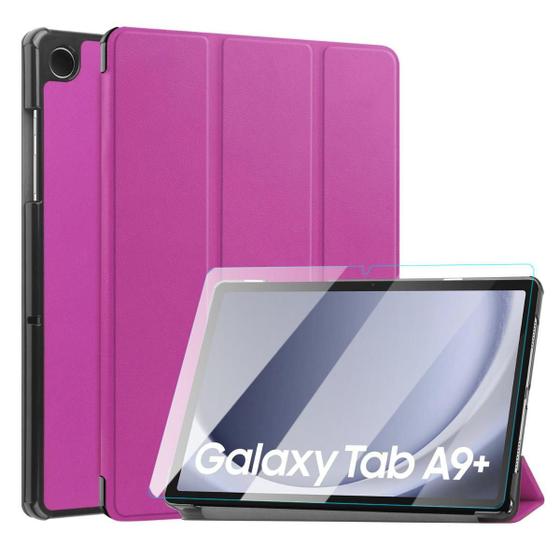 Imagem de Kit Capa + Vidro Para Tablet Samsung A9 Plus 11 X216 X210