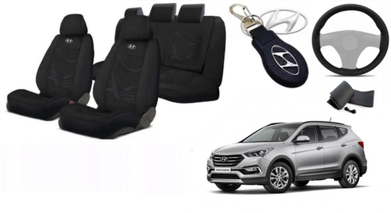 Imagem de Kit Capas Aconchego Elegante Santa Fé 12-19 +(Capa Volante) + Chaveiro