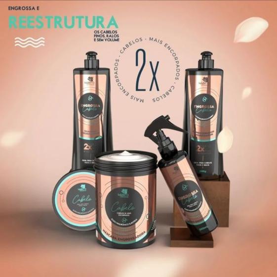 Kit Capilar Engrossa Cabelo - Hábito Cosméticos - HABITO COSMETICOS ...
