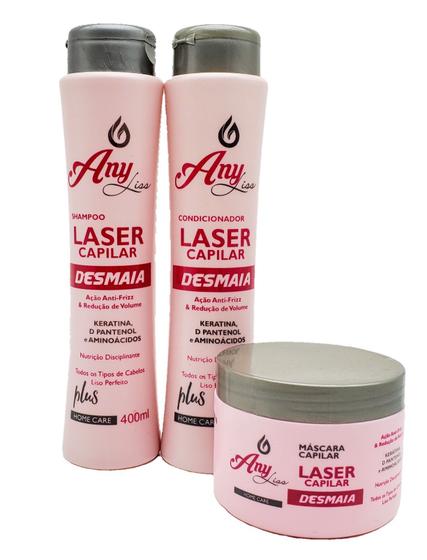 Imagem de Kit Capilar Laser - Any Liss-  Shampoo+Condicionador+Máscara