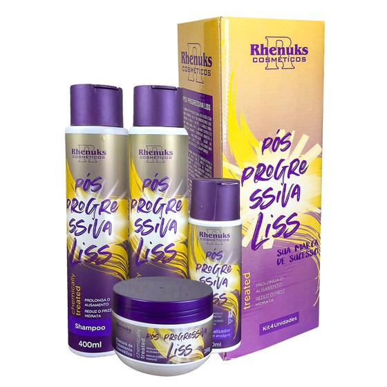 Imagem de Kit Capilar Pós Progressiva Liss 400ML Rhenuks 