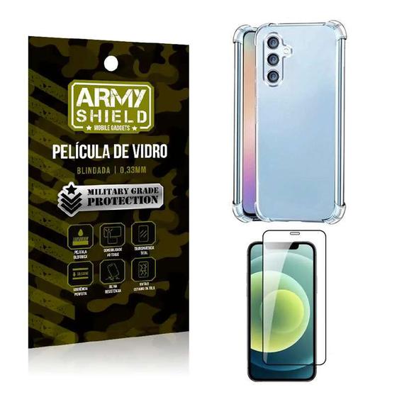 Imagem de Kit Capinha Anti Shock Samsung A34 + Película de Vidro 3D Armyshield