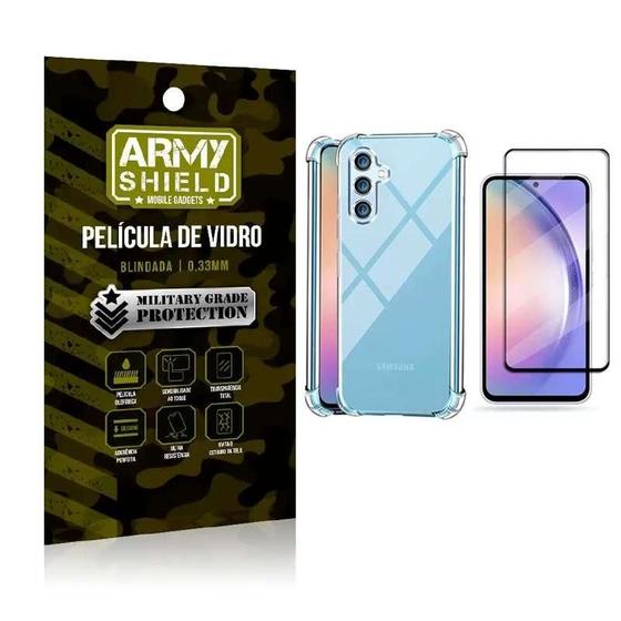 Imagem de Kit Capinha Anti Shock Samsung A54 + Película De Vidro 3D