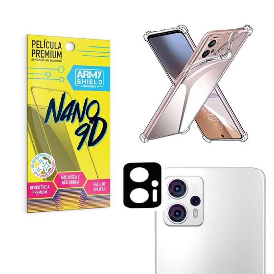 Imagem de Kit Capinha Moto E23 + Película De Câmera + Película 9D