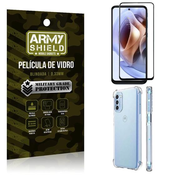 Imagem de Kit Capinha Moto G41 + Película de Vidro 3D Armyshield