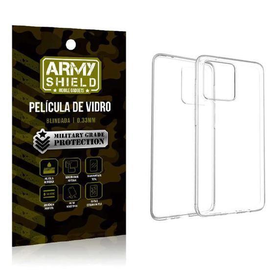 Imagem de Kit Capinha Moto G84 + Película de Vidro 3D Blindada - Armyshield