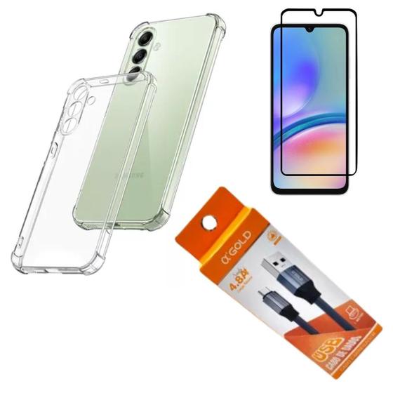 Imagem de Kit Capinha S24 Plus + Pelicula 3D + Cabo Tipo-C