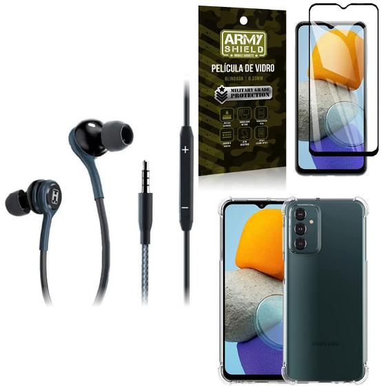 Imagem de Kit Capinha Samsung M23 5G + Fone de Ouvido Extreme + Película Vidro 3D