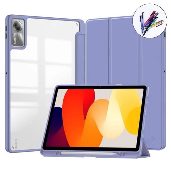 Imagem de Kit Capinha Slot + Caneta Para Tablet Xiaomi Redmi Pad Se 11