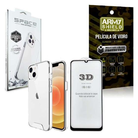 Imagem de Kit Capinha Space Collection + Motorola E32 + Película de vidro 3D