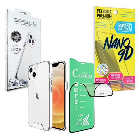 Imagem de Kit Capinha Space Collection + Samsung A33 + Película de Cerâmica 9D