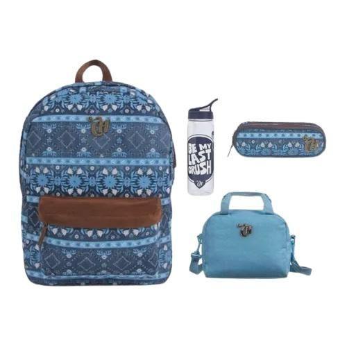 Imagem de Kit Capricho Etnic Mochila + Lancheira + Estojo + Garrafa