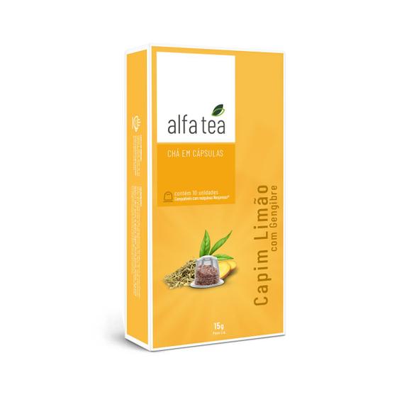 Imagem de Kit Cápsulas Chá Branco com Hortelã Alfa Tea - 50 un.