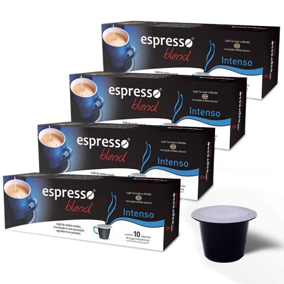 Imagem de Kit Cápsulas de Café Espresso Blend Intenso - Compatíveis com Nespresso - 40 un.