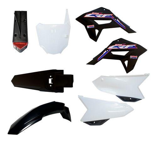 Imagem de Kit Carenagem Crf230 Com Led, Number E Adesivo Amx
