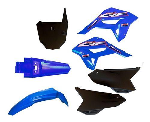 Imagem de Kit Carenagem Crf230 Com Number F21 E Adesivo Amx