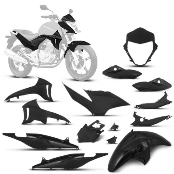 Imagem de Kit Carenagem Pro Tork Roupa Para Moto CB 300R 2010 2011 2012 Completa Modelo Original