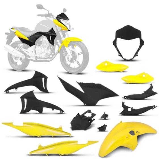 Imagem de Kit Carenagem Pro Tork Roupa Para Moto CB 300R 2010 2011 2012 Completa Modelo Original