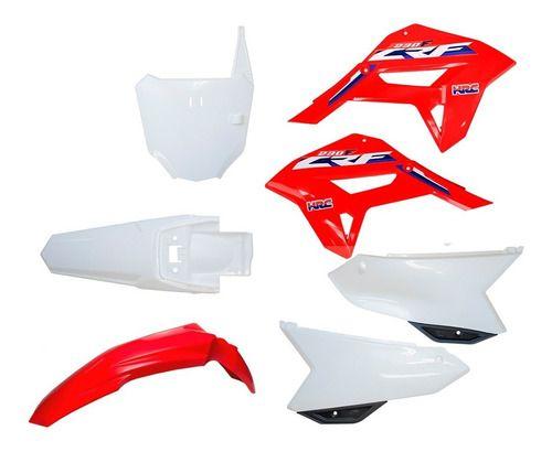 Imagem de Kit Carenagem Roupa Crf 230f Com Number F21 E Adesivo