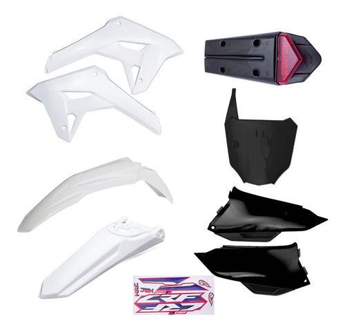 Imagem de Kit Carenagem Roupa Crf 250f Com Led, Number F21 E Adesivo