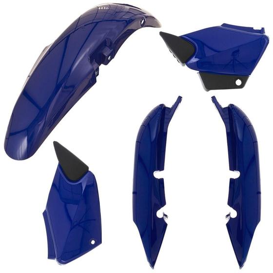 Imagem de Kit Carenagem Titan 125 2001 Pro Tork 002-5004 Azul Icaraí 5 Peças