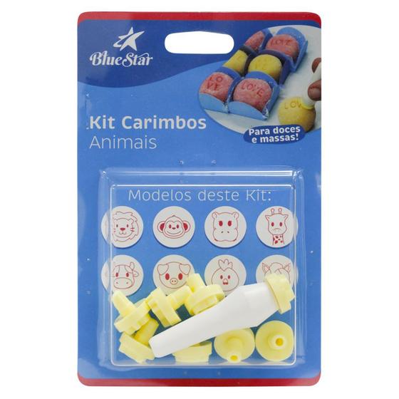 Imagem de Kit Carimbos Animais Blue Star - 8 Carimbos  411010