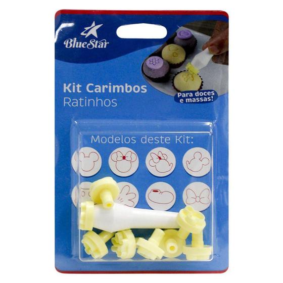 Imagem de Kit Carimbos Ratinhos Blue Star - 8 Carimbos  411133