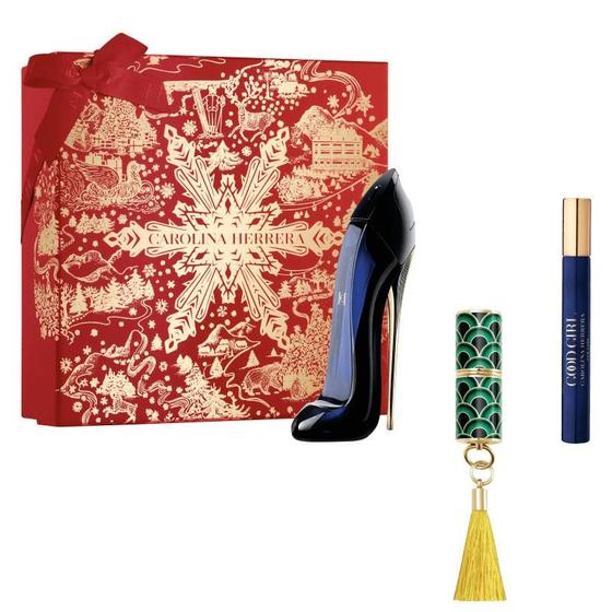 Imagem de Kit Carolina Herrera Good Girl Fabulous - Eau de Parfum 80ml + Eau de Parfum 10ml + Batom Matte 