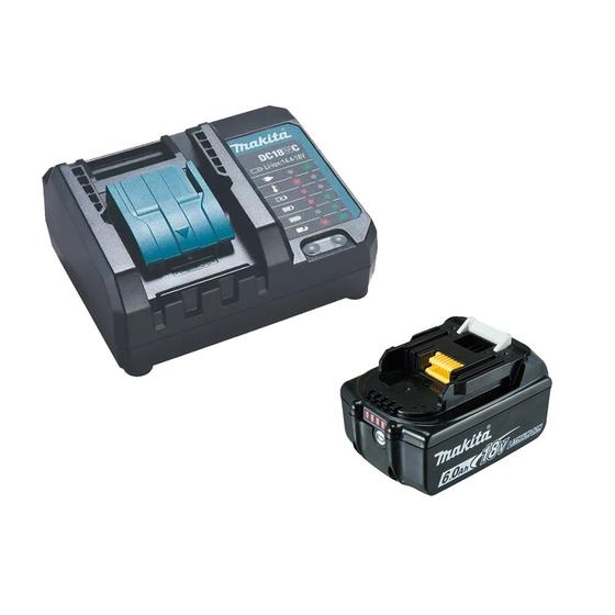 Imagem de Kit Carregador Bivolt + Bateria 18V 6AH DC18WC+BL1860B Makita