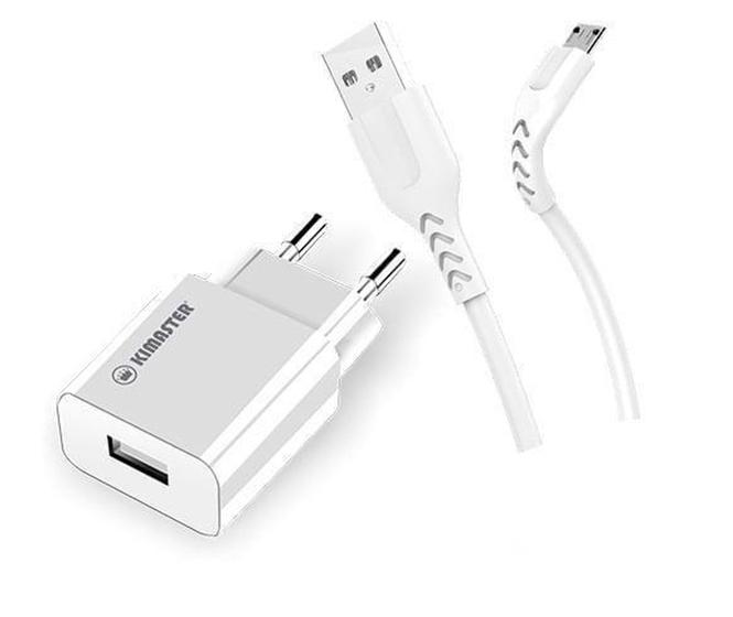 Imagem de Kit Carregador + Cabo Micro Usb 2.4a Kimaster