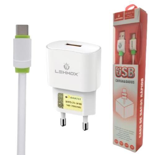 Imagem de Kit Carregador Compatível com Samsung Galaxy A70 - Cabo Usb C E Fonte