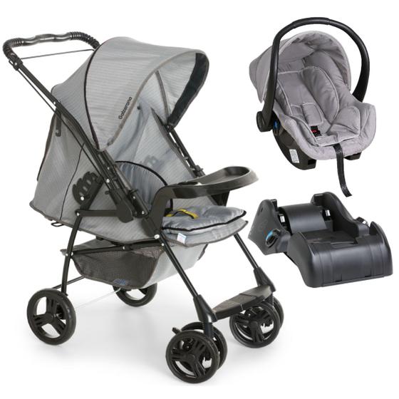 Kit Carrinho de Bebê Milano Galzerano com Bebê Conforto Cocoon e Base ...