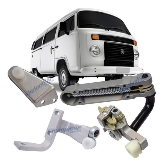 Imagem de Kit Carrinho Guia Kombi Porta Correr Lateral após 1997 1998 1999 2000 em Diante