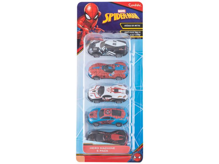 Kit Carrinhos Marvel Spider-Man Hero Machines Menor preço em Kit Carrinhos Marvel Spider-Man Hero Machines