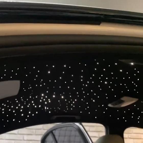 Kit Carro 12V Noite Estrelado 200 Fibra Ótica Efeito Branco - Noite Estrelada Inovva Imagem de Kit Carro 12V Noite Estrelado 200 Fibra Ótica Efeito Branco