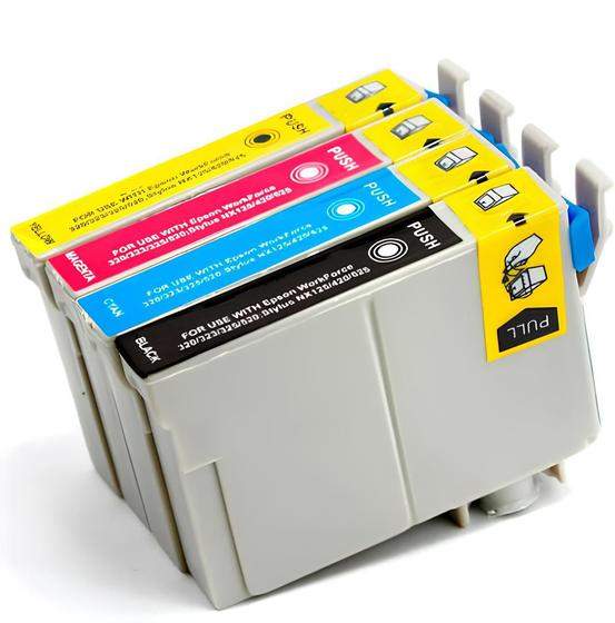 Imagem de Kit Cartucho Compatível Epson C67 T063120 CMYK