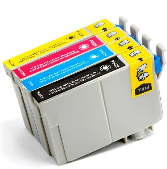 Imagem de Kit Cartucho Compatível Epson CX3700 T063120 CMYK