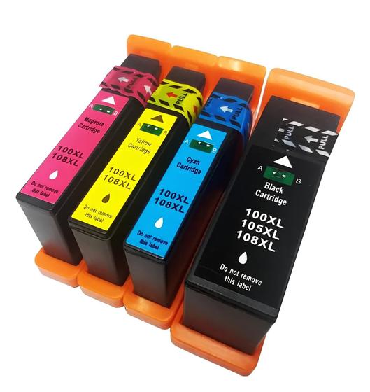 4PK High-Yield Ink Cartridge Set For Lexmark 150XL Pro715 Pro915 S315 S415 S515