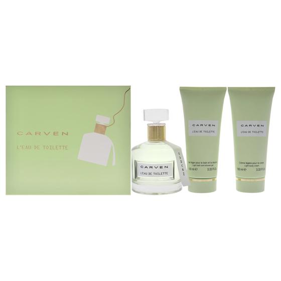 Imagem de Kit Carven Leau EDT - Perfume, Gel de Banho e Hidratante Corporal (100ml)