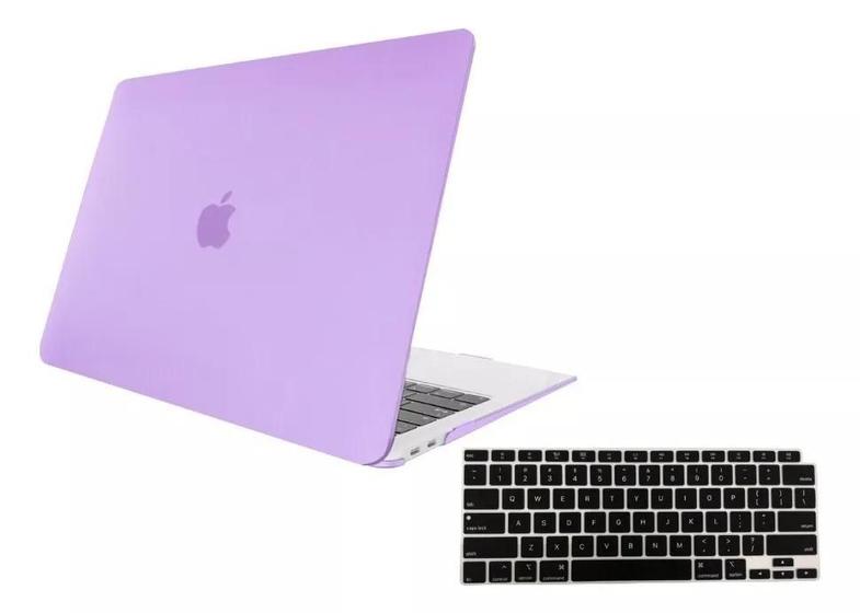 Imagem de Kit Case Compatível Com Macbook New Air 15.3 A2941 A3114 M2 M3 + Película de Teclado