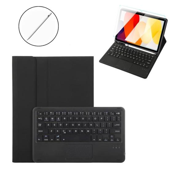 Imagem de Kit Case Teclado + Vidro + Caneta Para Tablet Redmi Pad Se