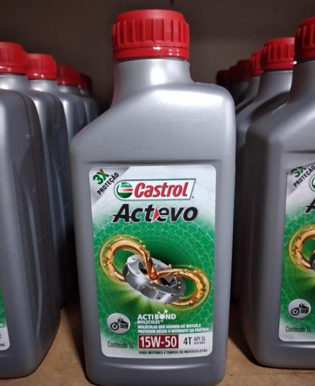 Imagem de Kit Castrol Actevo 4T 15W 50 3 Litros