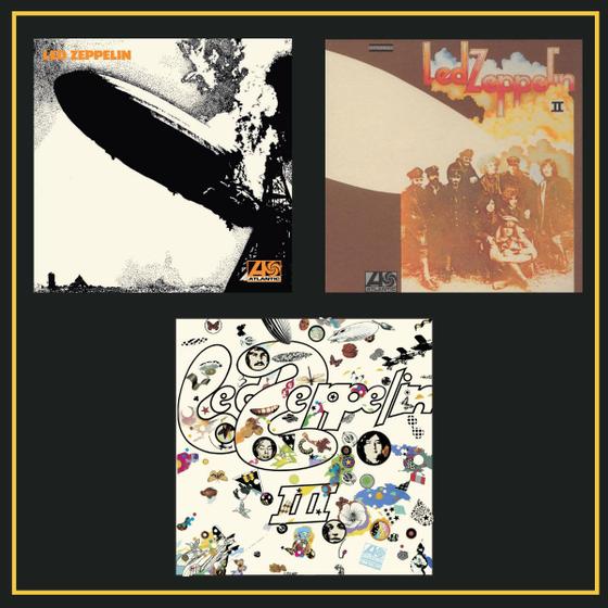 Imagem de Kit cd led zeppelin vols i - ii - iii - 03 cd's