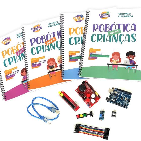 Imagem de Kit CDR Kids: Iniciante para Arduino com Livro Tutorial
