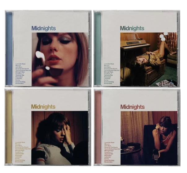Imagem de Kit Cds Taylor Swift - Midnights (4 CDs)