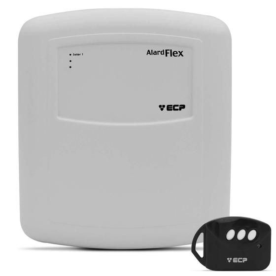 Imagem de Kit Central de Alarme Casa Residencial Comercial ECP Alard Flex + 1 Controle Key