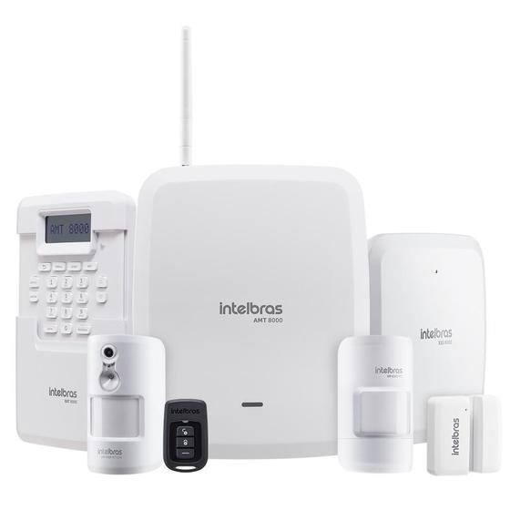 Kit Central De Alarme Sem Fio AMT 8000 Intelbras Menor preço em Kit Central De Alarme Sem Fio AMT 8000 Intelbras