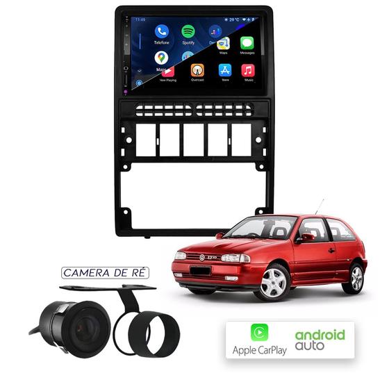 Imagem de Kit central mp10 carplay e android auto g2 com tv