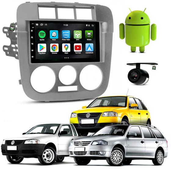 Imagem de Kit Central Multimidia Android 7 Pol Gol 2005 A 2014 Saveiro 2006 A 2010 Parati 2006 A 2012 Prata