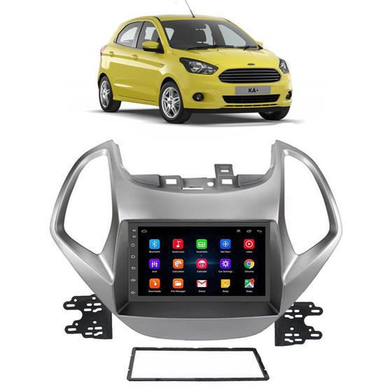 Imagem de Kit Central Multimídia Android Ford Ka 2015 2016 2017 Com Computador de Bordo Sync 7 Polegadas GPS